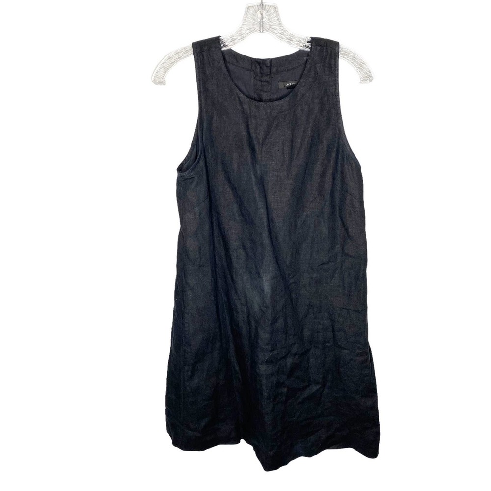 J. Crew Black Midi Dress